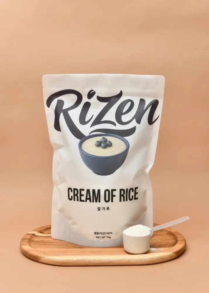 크림오브라이스 1kg 제품 패키지
